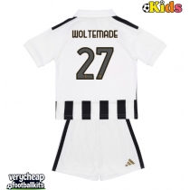 Juventus Nick Woltemade #27 Replica Home Minikit 2026-27 Short Sleeve (+ pants)